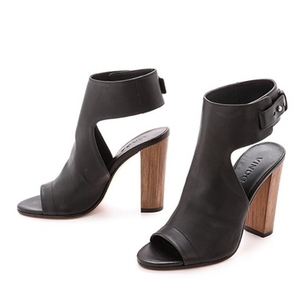 Vince Addie Open Toe Booties Size 10